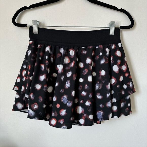 Lululemon Court Rival High-Rise Skirt in Haze Dot Inverse Orange Multi Size 6 - Picture 4 of 9